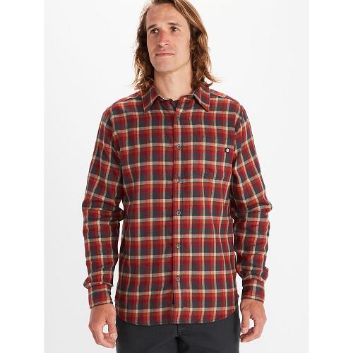 Marmot Fairfax Shirts For Mens Dark Grey ETW410973